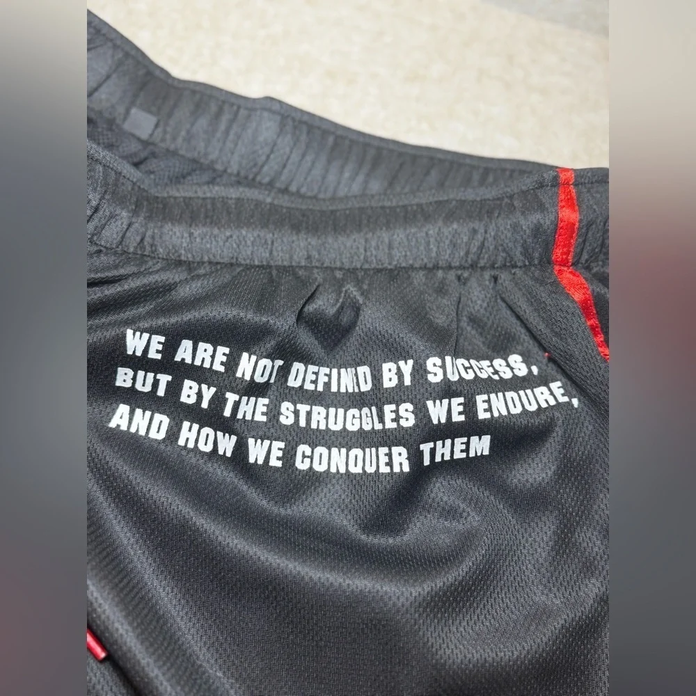 Men's Boxer Boxing Black Red Athletic Mesh Shorts Brawler Co. Size 2XL NWOT